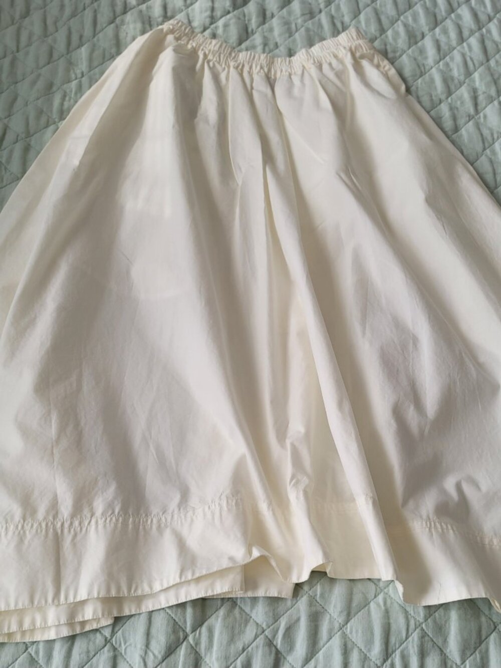 Gap pale yellow handkerchief pull-on skirt size XS
